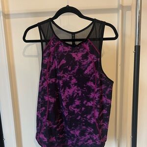 lululemon athletica Purple and Black Tank Top